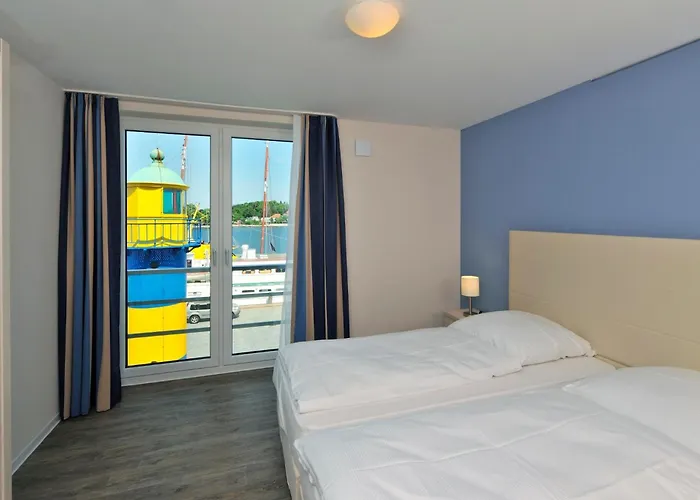 21, Blickrichtung Binnenhafen Nordoffenes Appartement